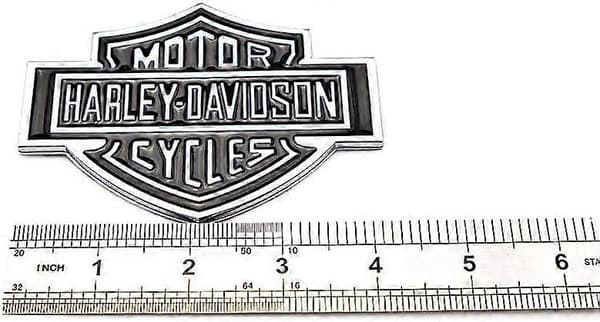 2 stk 3D Harley Davidson emblem til motorcykel brændstoftank til bilskærm bagagerum side metal emblem mærker
