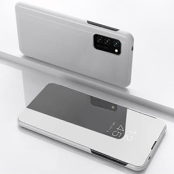 Galaxy Note 20 Ultra Smart Clear View-fodral - Silver