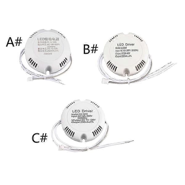 LED Driver Transformer Kompatibel med Loftslamper og Vægmonterede Lamper C