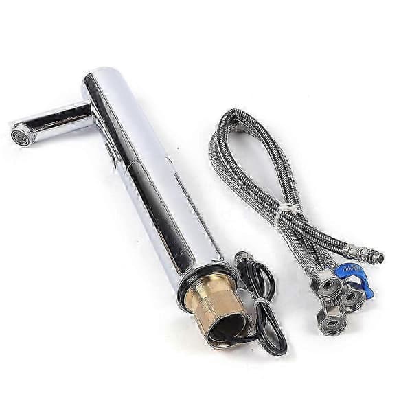 Automatisk infrarød sensorarmatur for baderomsvask Silver 32cm