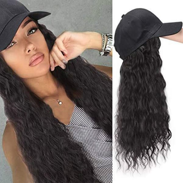 Damperuk Baseballperuk SVART, CJY Black
