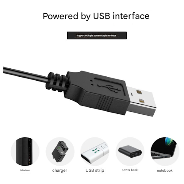 LED TV-valonauha/valorengas/LED-valonauha - RGB monivärinen - 5V pienjännite - itseliimautuva USB - vedenpitävä - musiikilla - kaukosäädin 3M
