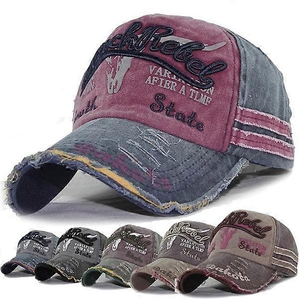 Truckerhatt i slitt stil, baseballcaps i bomull Brown
