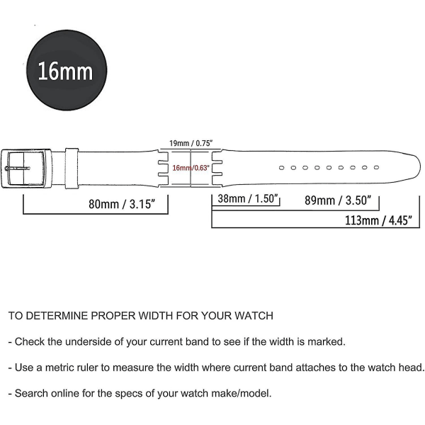 Ultratunt Vattentätt Silikonarmband för Swatch Skin-serien (16mm