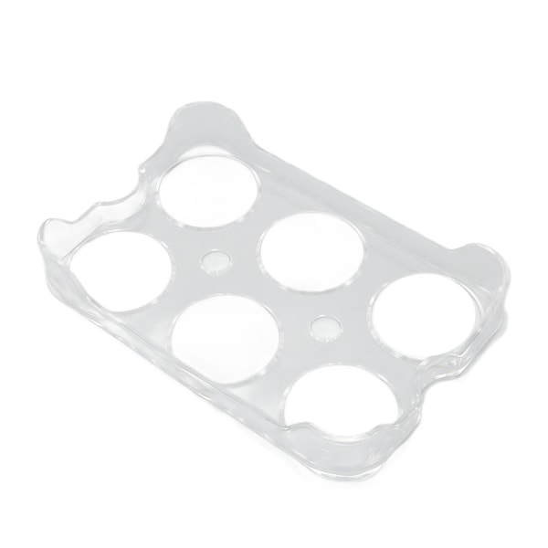 2 stk Egg Holder 12 Plasser Total Transparent Plast Sterk Slitesterk Lett Egg Oppbevaringsboks For Kjøleskap