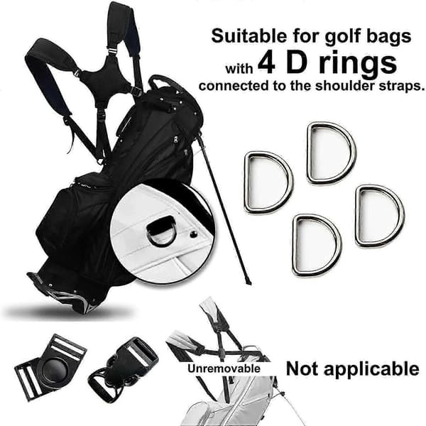 Justerbar Golfbag Skulderrem Udskiftning