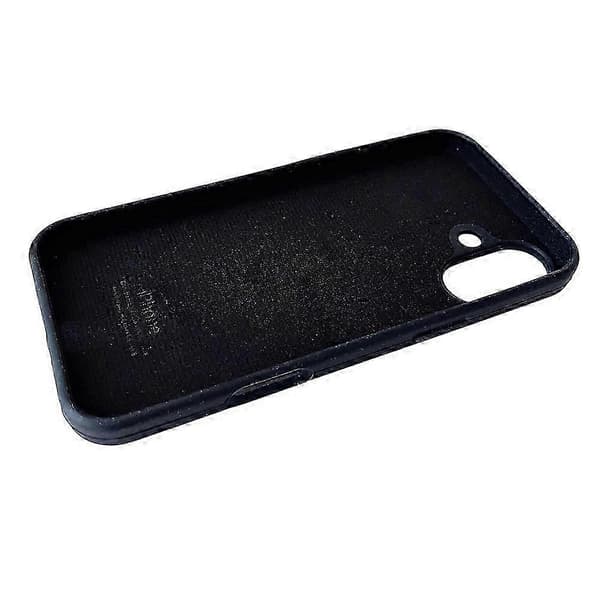 Til iPhone 16 Plus-deksel Støtsikkert silikontelefonbakdeksel -,CJY Black