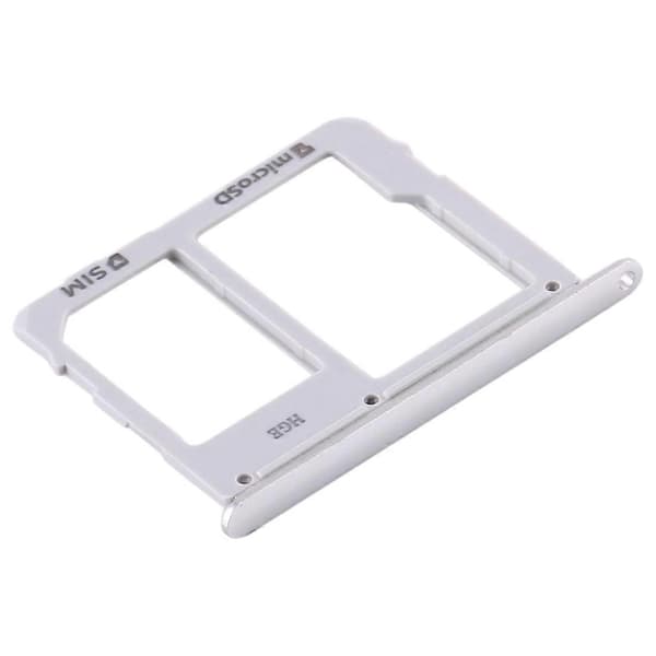 För Samsung Galaxy Tab S5e SM-T725 SIM-kortfack + Micro SD-kortfack Silver