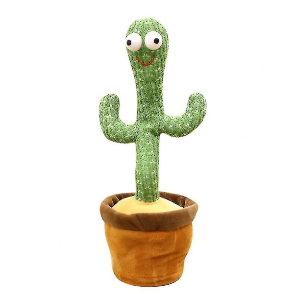 Dansande kaktusleksak, pratar Repetera Sjunger Sunny Cactus Toy(120 sånger)