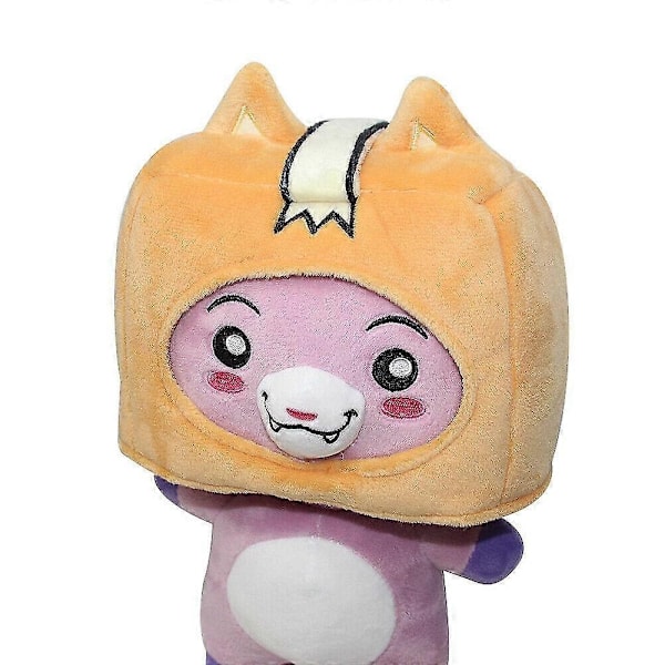 Lankybox Boxy + Foxy + Rocky Pehmolelu Pehmeä Täytetty Eläin Lelu Lasten Lelu Nukke Täytetty Eläin Nukke - WELLNGS 1FOXY 25CM