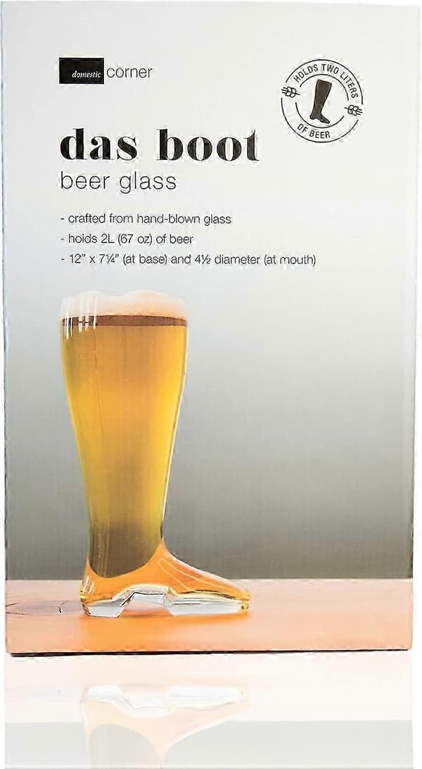 Kvalitetsglasstøvlekrus til Oktoberfest-fejringer 2 liter