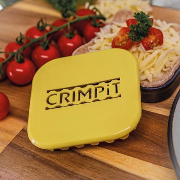 Crimpit Toastie Maker til tynde, Sandwich Maker laver ristede snacks på få minutter