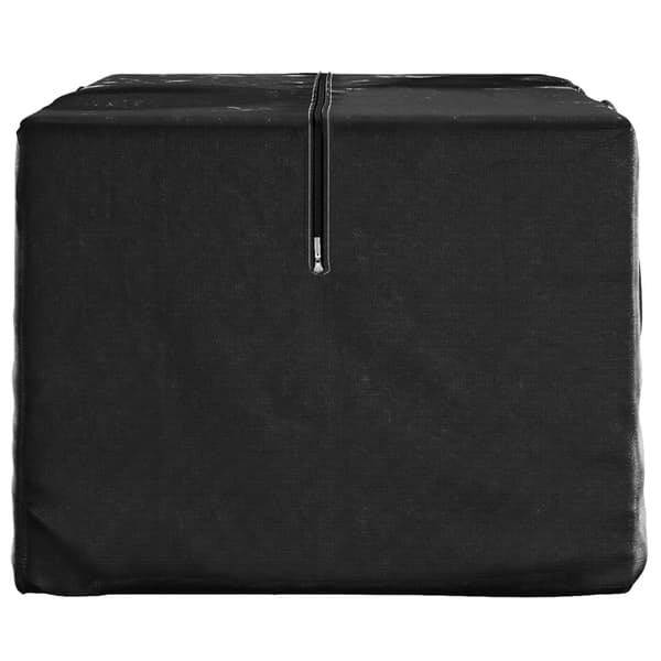 vidaXL Hyndepose sort 150x75x75 cm polyethylen