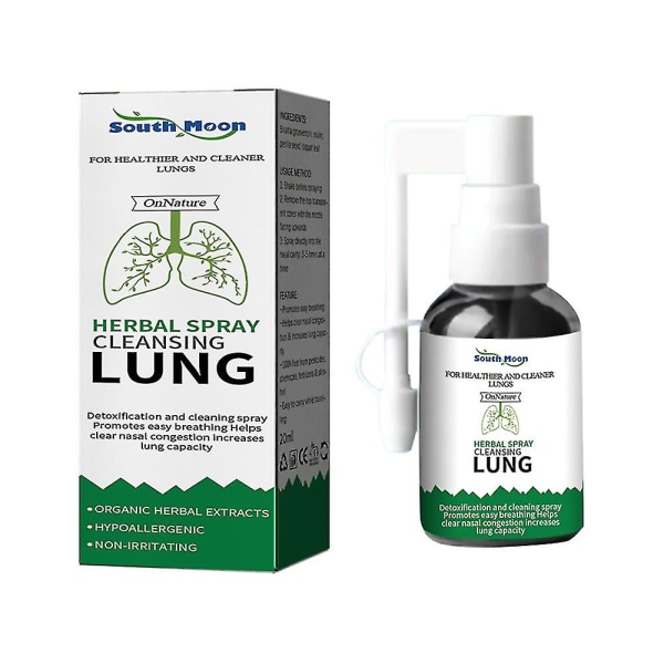 Urtespray renser lungerne Økologisk urtehals Oral Spray lindrer halsen