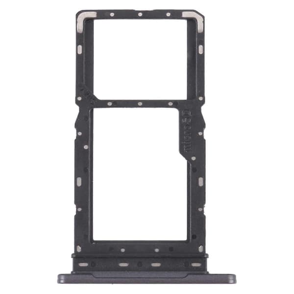 För Samsung Galaxy Tab A8 10.5 2021 SM-X200/X205 SIM-kortfack + SIM-kortfack / Micro SD-kortfack Black