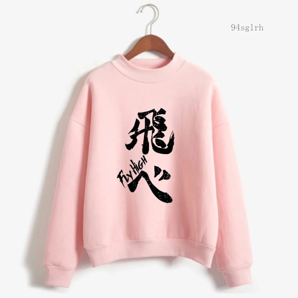 Anime Haikyuu Hoodie Toppar Herr Harajuku Mode Streetwear Kawaii Oya Grafisk Crewneck Pullovers Unisex Sweatshirt Man 11301 11301 XXL