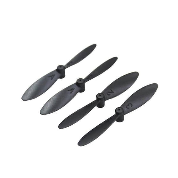 Barnegave 4 stk ABS-blader Propeller Reservedeler Tilbehør til SG800 Drone Quadcopter Black