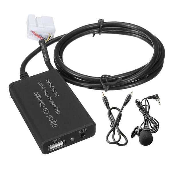 Bluetooth Musik Håndfri Bil Interface AUX Adapter Til Honda Accord Civic CRV black