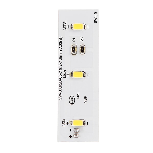 LED-lyslist for kjøleskap, erstatning for kjøleskap ZBE2350HCA SW-BX02B, reparasjonsdel