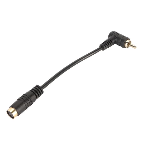 4-bens video til 90° RCA han-kabel - Plug & Play Mini DIN til RCA kompositadapter