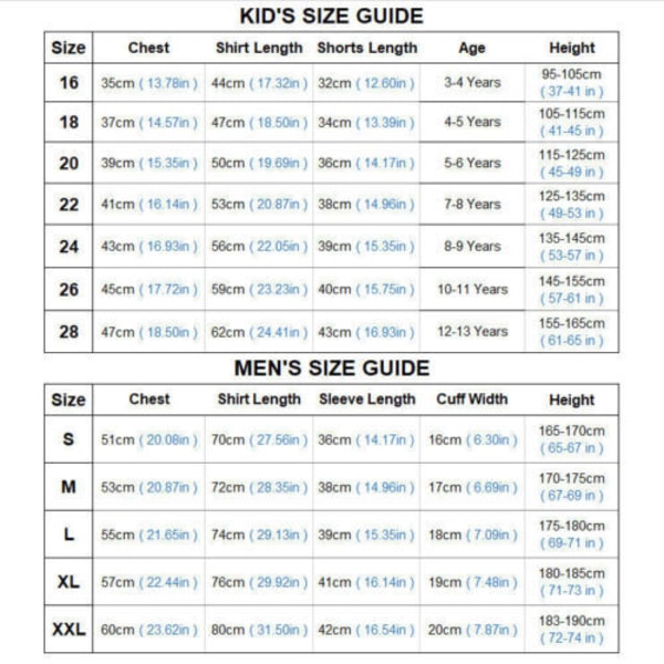 23/24 Fotballdraktsett for barn Gutter Treningsdress Sportsklær Skjorte Shorts Sokker 23/24 liver-pool aw 23/24 liver-pool away #27 #22 (6-7 years)