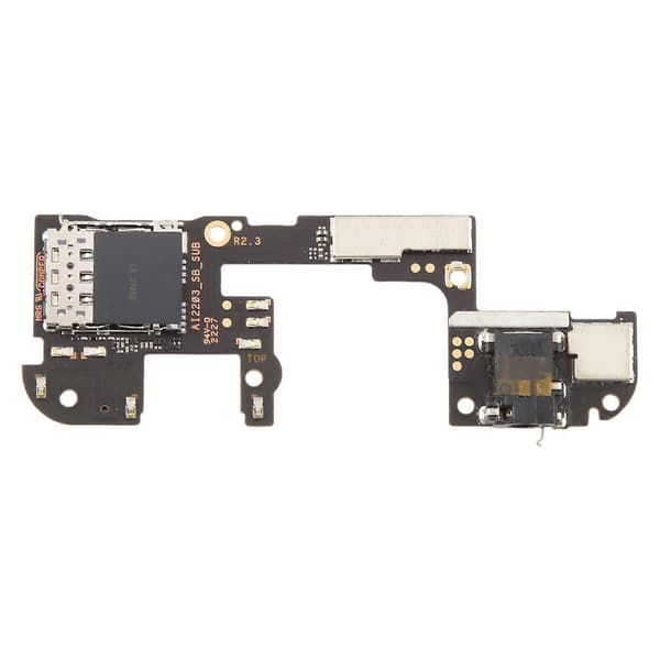 [Ny] Til Asus ROG Phone 6 / 6 Pro MediaTek Dimensity Version SIM-kortlæserkort med lydstik Not Specified