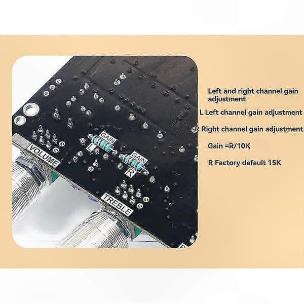 300Wx2 Bluetooth Stereo Forstærkerkort med TPA3255 Høj Basjustering til Subwoofer Digitalt Strømsystem Black