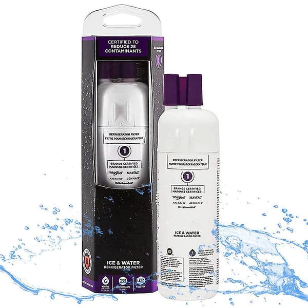 2-pak Everydrop by Whirlpool 1 isvandskøleskabsfilter, EDR1RXD1, lilla