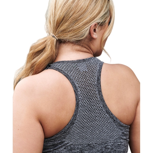 Tombo Sömlös Sport-BH för Dam M Mörkgråmelerad Dark Grey Marl M