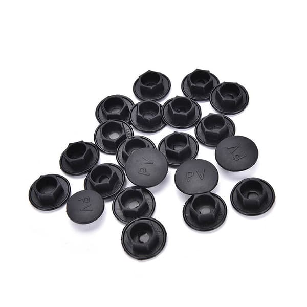 20 pcs. black hex socket head cap screws