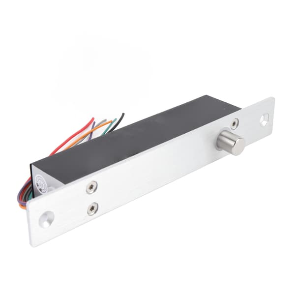 Electric Drop Bolt Lock 12V NC Mode Electronic Security Lock Electric Mortise Lock with Time Delay for Door Access Control
