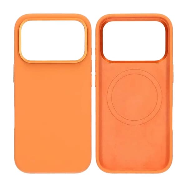 Mobilcover Silikone Magsafe og Stativ iPhone 17 Pro - Orange