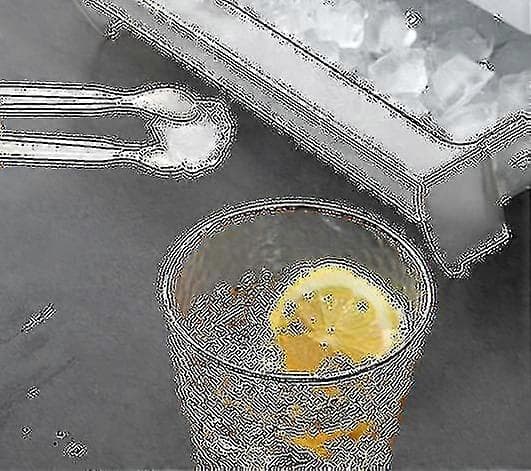 Køleskab Opbevaringsskuffe 28 Rums Lille Isterningform Boks Ispindforme Maskine