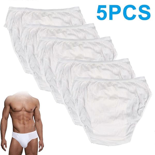Bomullsunderkläder för Resor - Engångsunderkläder 10-pack White 32X32CM