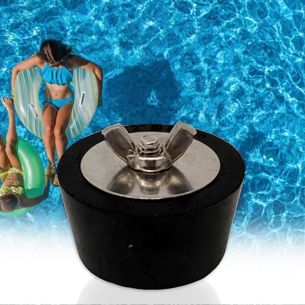 63mm Vintergummi Vinterplugg Expansionsplugg Pool Skyddsverktyg, CJY Black
