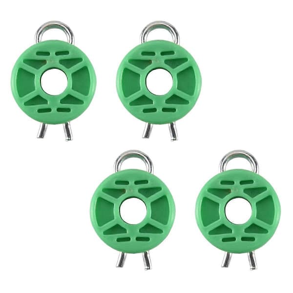 4 x sett Front Power Window Regulator Guide Roller For Saab 9-5 9-3 900CJY Green