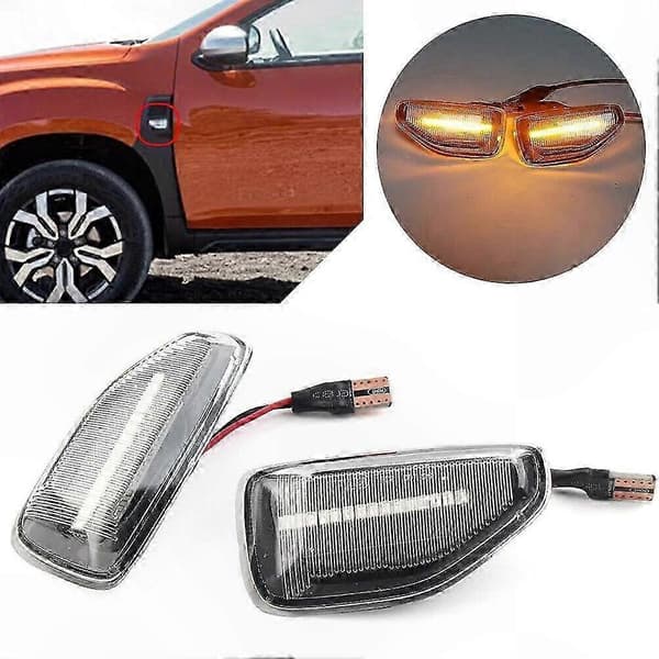 LED-sidemarkeringslys til Dacia Logan Sandero Dynamisk Blinklys A