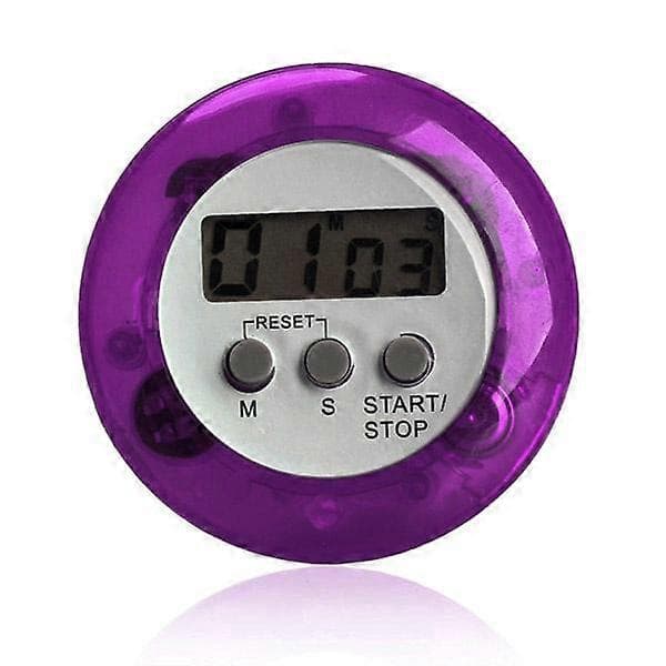 LCD Digital Kök Nedräkning Magnetisk Timer Bakre Stativ Matlagning Timer Räkna UPP Väckarklocka, CJY white