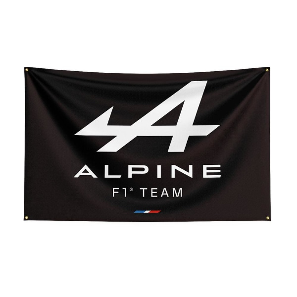Jinzhaolai 3x5ft Alpines racerbilflag til indretning E 90 x 150cm