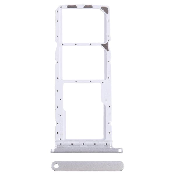 For Samsung Galaxy A05s SM-A057 KOMPATIBEL SIM + SIM-kortskuff + Micro SD-kortskuff Silver