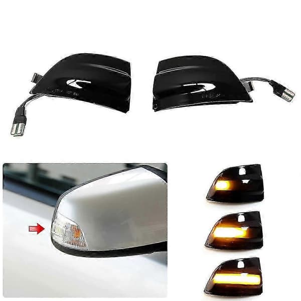 2 stk. LED Dynamisk Spejlindikatorlys Bakspejl Blinklys til Ford Focus 2 MK2 2004 - 200Edition 0701 5 5