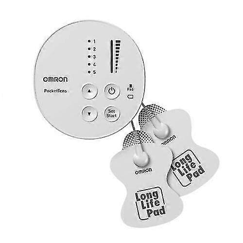 Omron Pocket Tens Smertelindrende Elektrisk Muskelstimulator Massasje Pulsputer