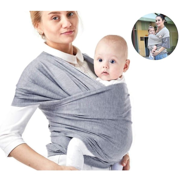 Baby Sling Barne Sele, Pustende Baby Sele Unisex Babybærer Koala Koselig Bånd Babybærer For Nyfødte Opp Til 20 Kg Enkel Å Bære hellgrau