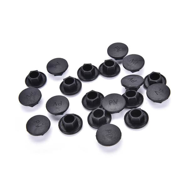 20 pcs. black hex socket head cap screws