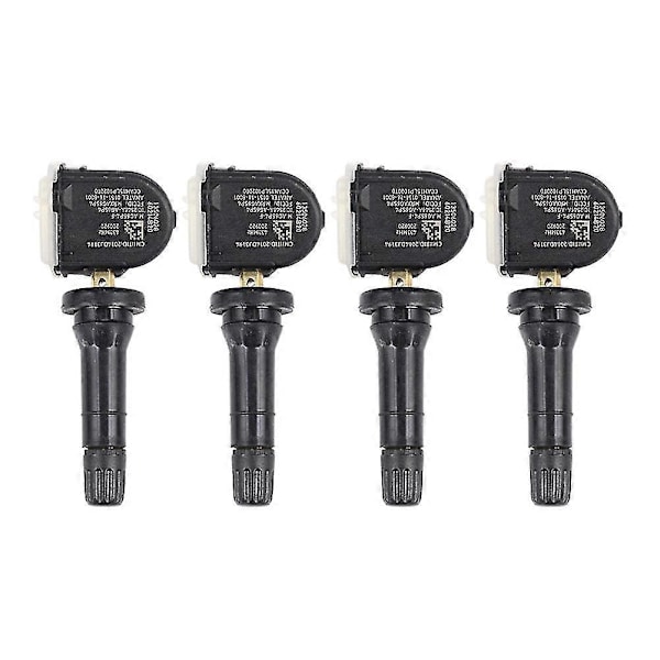 4 st 13506028 433 MHz TPMS däcktryckssensor däcktrycksventil för Opel Adam Ampera 13598773