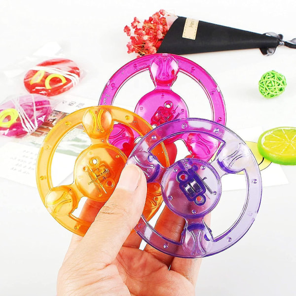 Svinghjul Spinning Toy Spinner Fidget Light Rainbow Lightshow Orbital Kids Flash Nyhet Barneleker Gave