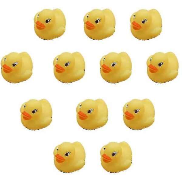 Användbar och praktisk Mini Gula Ducks Badleksak, Gummi Ducks För Badtid