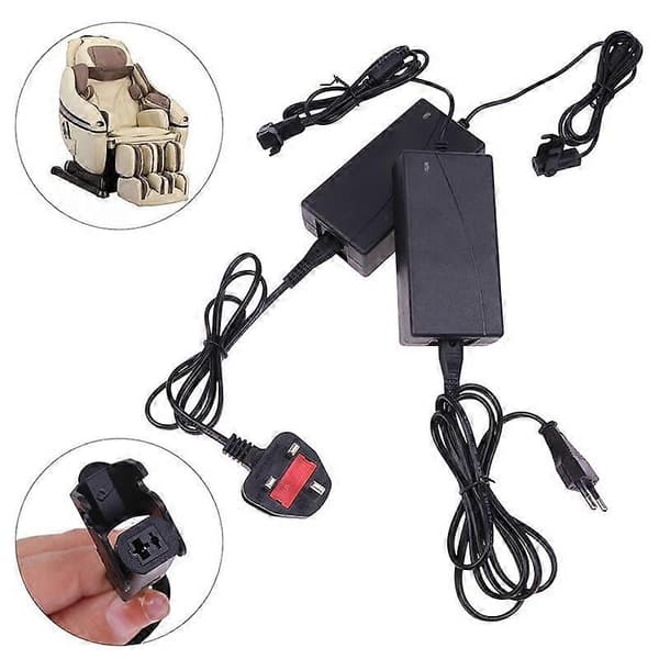 29V 2A AC/DC 2-pin adapter transformator strømforsyning for elektrisk hvilestolsofa UK