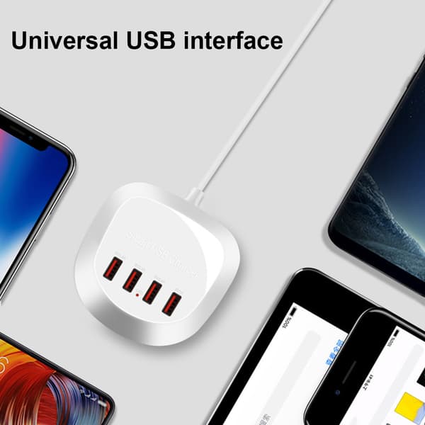 Intelligent 4-ports 20W USB reiselader, CJY