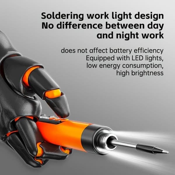 Soldering Iron - Portable USB Rechargeable Digital Pen with 3 Temperature Settings
